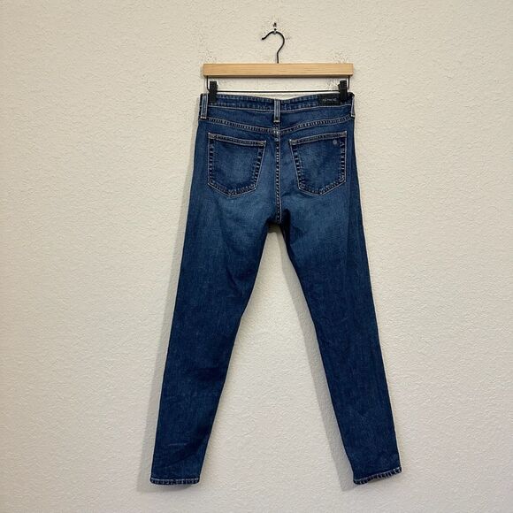 ALEXA CHUNG for AG ADRIANO GOLDSCHMIED Ankle Skinny Jeans in Blue - Picture 6 of 13